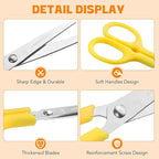 120Pack 5" Small School Student Blunt Craft Kids Scissors, Sharp Stainless Steel Blades Safety Comfort Grip Scissors for Kids Children Cutting Paper, 5Inch