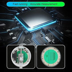 Electronic Digital Dial Indicator Gage Gauge Inch/Metric Conversion 0-1 Inch/25.4 mm 0.00005 Inch/0.001mm