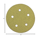 BHA 5" Inch 5 Hole Hook and Loop Sanding Discs for Orbital DA Sanders - 100 Pack (150 Grit)
