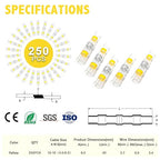 Kuject 250PCS Solder Seal Wire Connectors AWG 12-10, Yellow Solder Seal Heat Shrink Butt Connectors Terminals Solderstick Sleeve Waterproof Wire Splice Connector for Marine Boat Wire Joint