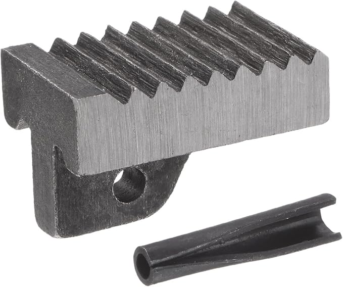 HARFINGTON Pipe Wrench Heel Jaw with Pin Assembly 18" Wrench Replacement High Carbon Steel