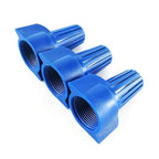 UL Listed Blue Winged Electrical Wire End Connectors Caps Bulk 100 Pack Large Twist-on Wire Connectors Nuts 14-6 AWG,HS P17 Type Screw Terminals