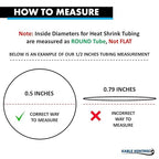 Kable Kontrol Heat Shrink Tubing - 1-1/2” Inch - 25' Ft Long, White Polyolefin - 2:1 Industrial Shrink Tube & Cable Sleeve for Electrical Wire Insulation - Rated for 600 V