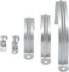 3/4 Inch（20 mm） Reinforced Rigid Pipe Strap,30 PCS 2 Holes U Bracket Cable Clamp Hanger,Zinc Coated Tension Tube Clip,Conduits Strap Clamps for Pipe Fixing on Various Surfaces