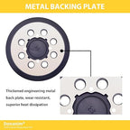 2 Pack 5 Inch Sander Pad Replacement, Metal Sander Backing Pad Compatible with DeWalt DWE6421 DWE6423 DCW210B, Sanding Pad for DWE64233 N329079 Random Orbital Sanders Parts