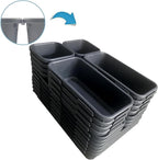 25 PCS Interlocking Desk Drawer Organizer Separator for Office,Bathroom,Kitchen,Makeup,Tool（4 Sizes）