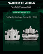 SCITOO Front Right Brake Caliper With Bracket 19B2682 Compatible For Saab 9-2X 2005-2006 For Subaru Impreza 2002-2016 For Subaru Legacy 2003-2004