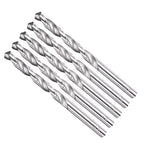 Drill Bit, 6mm Cutting Diameter, 4241 HSS 118° Cutting Angle Uncoated Bright Versatile Jobber Bits - (Applications: for Drilling Plastic Wood Soft Metal), 5-Pieces
