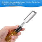 HARFINGTON Wood Chisel 1" CRV Steel Beveled Edge Blade PVC High Impact Handle Woodworking Hand Tools with Caps for Carving Furniture Making Carpentry Tools