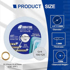 SHDIATOOL Diamond Glass Cutting Disc 4-1/2-Inch Saw Blade, Ultra-Thin Cut Off Wheel for Tile Ceramic Porcelain Marble 115mm (5 of Pack)