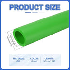 uxcell Pipe Insulation Tube Foam, 1-1/4" ID x 1/4" Thick x 1.64ft Foam Pipe Cover Non-Slip Hollow Tubing Guitar Air Conditioner Stand Fitness Equipment Handles, Green
