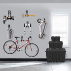 Garage Hooks, 12 Pack Wall Storage Hook Includes 2 Extension Cord Holder, Utility Organization, Heavy Duty Wall Mount Hangers for Hanging Bike, Ladder, Garden Tools