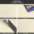 Leather Repair Patch Kit – 3.9x79 Inch Instant Repair for Scratches, Cracks & Peels on Furniture, Couch, Sofa, Car Seats, Handbags, Cabinets – Heavy-Duty Adhesive Leather Repair Tape (Beige)