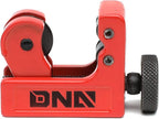 DNA Motoring TOOLS-00104 Handy Mini Tubing Cutter, 1/8-7/8 Inches, Portable Cutting Tool w/Robust Knob, Alloy Steel Cutting Edge, Aluminum Body