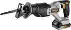 Cordless Reciprocating Saw: DEKOPRO 20V Lithium Ion Power Reciprocating Saw with Battery and Charger, Variable Speed Trigger, 25/32" Stroke Length, 0-2800RPM and 4-5/16" Max for Wood, Metal, PVC