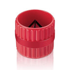 Pipe and Tubing Reamer Inner-Outer Copper Reamer Pipe Deburring Tool Alloy Steel Tubing Chamfer Tool for PVC/Ppr/Copper/Brass/Aluminum Tubes (Red)