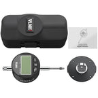 BINTA Digital Dial Indicator 1inch/0.0005inch, LCD Screen Zinc Alloy Digital Indicator with Rear Cover for Industrial,Mechanical, 3D, Laboratory Settings (Black)
