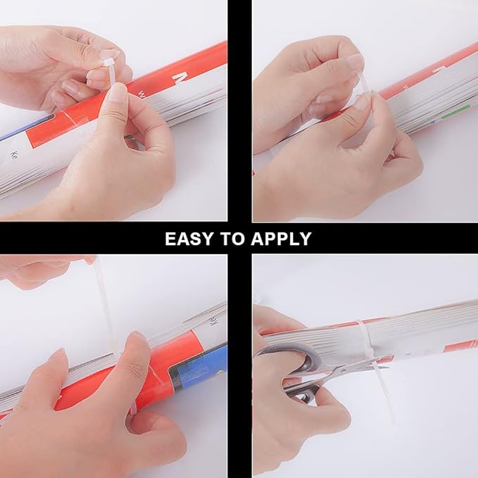 1000pcs Nylon Zip Ties, 3 Inch White Zip Cable Ties, Self Locking Cable Ties, 6/6 nylon, Heavy Duty, 50 lb tensile strength, for Indoor and Outdoor