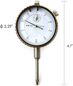 Nortools Dial Indicator 0-1" AGD SPEC 0.001" with Graduation Travel Lug Back, 2" Dial Dia measuring tool