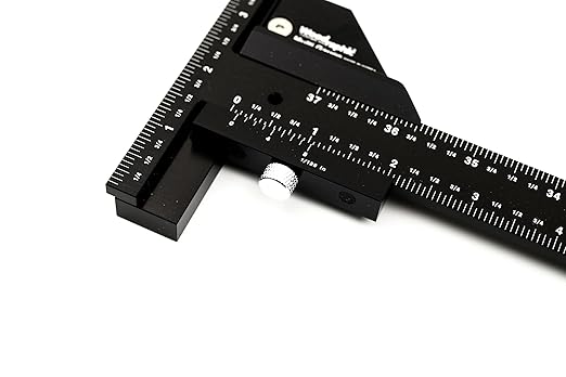 Scriber Gauge 37 Inch – Extra Long Measuring and Marking Ruler, Layout and Joinery Gauge, CNC Aluminum Square Tool for Woodworking, Carpentry, Framing, DIY Projects (New Version)