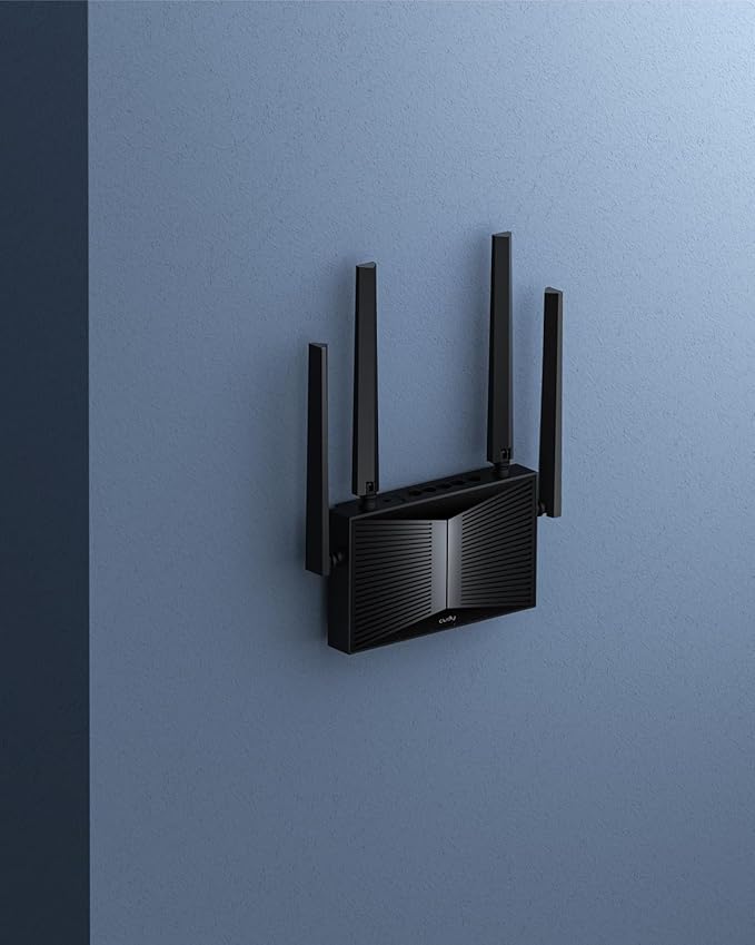 Cudy BE3600 WiFi 7 Gigabit 4 Stream Dual Band Router WR3600 MU-MIMO High Gain Antennas VPN Clients & Server, Cloud Control, Cudy APP