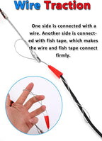 32FT Professional Flexible Wire Rodding Guide Kit for Electrical Wiring Installation 【 10M*4.5mm】