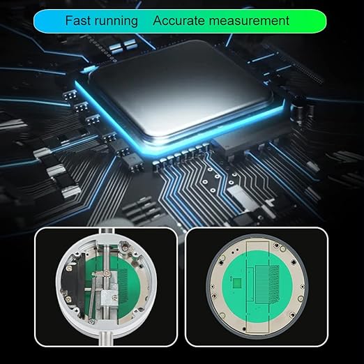 Electronic Digital Dial Indicator Gage Gauge Inch/Metric Conversion 0-0.5 Inch/12.7 mm with Back Lug Auto Off Featured Measuring Tool