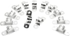 20Pcs 3/4 Inch Stainless Steel Conduit Clamps, Two Hole Strap U Bracket Rigid Pipe Strap Metal U Clamp Conduit Strap Tension Clips U-tube Clamp Heavy Duty