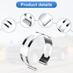 4 Inch Stainless Steel Exhaust Clamp, Universal for Welding and Exhaust Pipe Repair (4 inches)