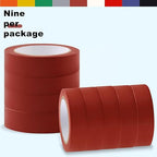 Romeda 9 Pack Electrical Tapes, Electrical Tape Water, Sun, and Oil Resistant, Electrical Tape is Suitable for Most Domestic, Commercial, and Industrial environments - Brown