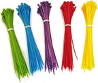 4 Inch Yellow Zip Ties (1000 Pieces), 18lb Strength, Nylon Cable Wire Ties