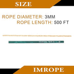 3mm x 500 Feet Natural Jute Rope, Twine for Gardening Tomato Climbing Plant Tie Floristry Crafts Gift Wrapping Packing Decor