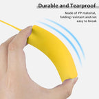 100 Plastic Tags Shipping Tags Waterproof Tags for Labeling Blank Writable Marker Ties Security Seals Storage Hanging Tags Shipping Label with One Marker Pen (Yellow)