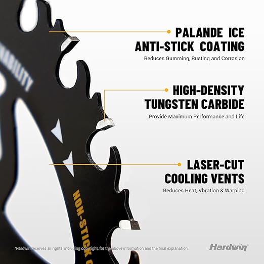 7 1/4 Inch Framing Circular Saw Blade-3Pack, 40T ATB Carbide Teeth, Lightweight for Cordless Saws. Super Thin Kerf for Cutting Wood, Plywood, MDF, OSB, Hardwood, Softwood & More.