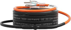 VEVOR Self-Regulating Pipe Heating Cable, 60-feet 5W/ft Heat Tape for Pipes Freeze Protection, Protects PVC Hose, Metal and Plastic Pipe from Freezing, 120V