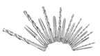 Accusize Industrial Tools U.N.C. 18 Pc H.S.S. Tap and Drill Set, 0001-0040