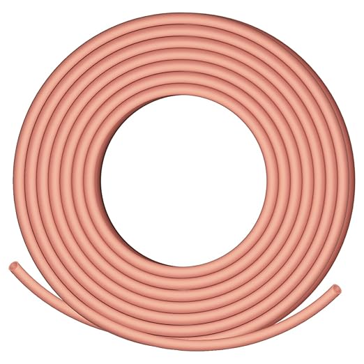 XHF 1/4 Inch 20Ft 3:1 Waterproof Heat Shrink Tubing Roll Marine Grade Adhesive Lined Heat Shrink Tube, Insulation Sealing Oil-Proof Wear-Resistant Orange