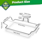 HNYYZL Trash Bag Holder,2 Pack Trash Bag Holder for Cabinet Door and Cupboards,Stainless Steel,Plastic Bag Holder Under Sink,Use for Kitchen,Bathroom,Camper,Rv