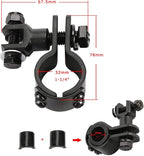 Motorcycle Footpegs 32mm Highway Crash Bar For Foot Peg Clamps Engine Guard Mounts Adapter For Fit Honda Suzuki Kawasaki Yamaha Harley Davidson, Black