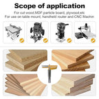 FivePears Forstner Drill Bit 1/2 inch Shank, 2-3/4 inch Cutting Diameter, Carbide Tipped Wood Hole Saw Auger Opener, Hole Opener Hinge Hole Cutter for Woodworking, Plastic, Plywood Products