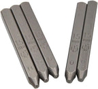27pcs Heavy Duty Steel Stamp Uppercase Letter 1/16 1.5mm Hand Stamping Character Mark Code Alphabet Punch Kit for Bracelet Ring Jewelry Sheet Metal Plate Making Mold Die