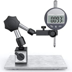 HDLNKAK Digital Dial Indicator Gauge with Magnetic Base Stand 90lbs/40kg Tensile Force, Indicator Holder for 0-1"/25.4mm, 0.01mm/0.0005" Inch/Metric Conversion