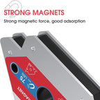 YESWELDER 75 LB Welding Magnet 2 Pieces of Magnetic Welding Holder 75 LBS Holding Power Welding Accessories