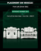 SCITOO Front Left Brake Caliper With Bracket 19B6274 Compatible For Lexus RX350 2010-2015, For Toyota For Highlander 2010-2018, For Toyota For Sienna 2011-2018