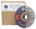 Benchmark Abrasives Grinder Cut Off Wheels 4 1/2 Inch Aluminum Oxide Thin Type 1 Angle Grinder Cutting Disc for Metal & Stainless Steel - .040" Thick 7/8" Arbor, Fast Grinder Cutting Wheel - 25 Pack