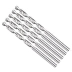 Drill Bit, 3.2mm Cutting Diameter, 4241 HSS 118° Cutting Angle Uncoated Bright Versatile Jobber Bits - (Applications: for Drilling Plastic Wood Soft Metal), 5-Pieces