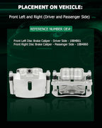 SCITOO 18B4861 18B4860 Front Left & Right Disc Brake Calipers Assembly w/Bracket For Ford For F-150 2004-2005,For Ford For Lobo 2005