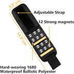 Magnetic Wristband for Holding Screws, Nails & Tools, Strong Magnets, Red