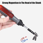 11 in 1 Screwdriver, Portable Multifunctional Screwdriver Set, Flat Head/Slotted/Phillips/Hex/Square Head/Hex, Nut Driver Suitable for Outdoor and Daily Maintenance Tools