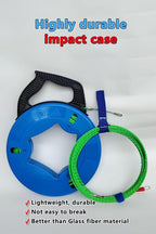 196FT 4.5mm Professional Flexible Wire Rodding Guide Kit for Electrical Wiring Installation with Storage Case【60M*4.5mm】
